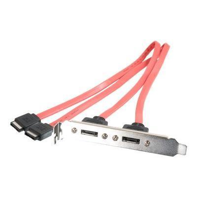 Cables To Go 13423 SATA internal to external panel - eSATA (M) to SATA (F) - nickel Cables To Go 13423 SATA internal to external panel - eSATA (M) to SATA (F) - nickel