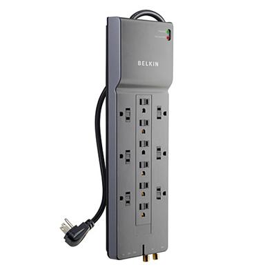 Belkin BE112230 08 Home Office Surge Protector Surge protector output connectors 12