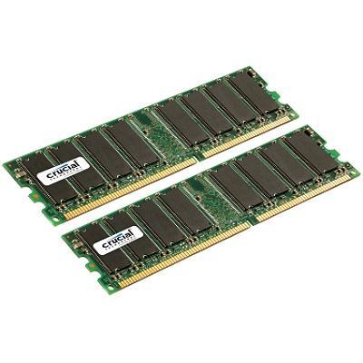 2Gb (1Gbx2) Kit PC-3200 ECC DDR-400