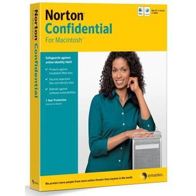 Norton Confidential for Macintosh - ( v. 1.0 ) - complete package - 1 PC - CD - Mac
