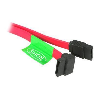 SATA to Left Angle SATA Serial ATA Cable - Serial ATA cable - 2 ft