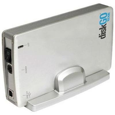DiskGO External USB Hard Drive with Quad Interface - hard drive - 500 GB - FireWire / FireWire 800 / Hi-Speed USB / eSATA