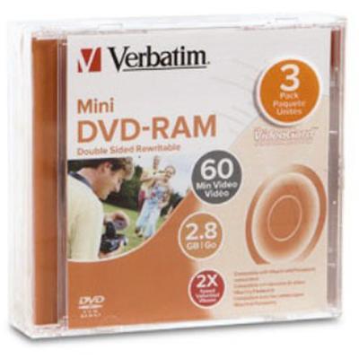 DVD-RAM (8cm) x 3 - 2.8 GB - storage media