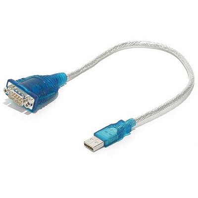 USB to Serial (9-pin) DB-9 RS-232 Adapter Cable-blue