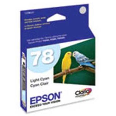 Epson T078520 78 Light cyan original ink cartridge for Artisan 50 Stylus Photo R260 R380 RX580 RX595