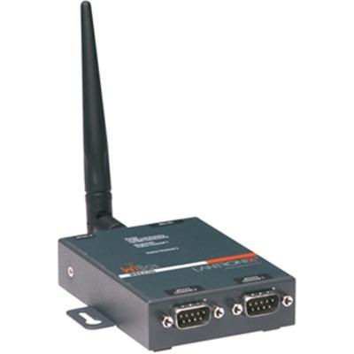 Lantronix WB2100EG1 01 WiBox Dual Port Wireless Device Server Device server 2 ports 100Mb LAN RS 232 RS 422 RS 485 802.11b g 2.4 GHz
