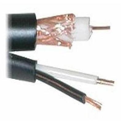 Siamese Rg59/u Coaxial Cable With 18/2 Power Cable - Power/video Cable - 500 Ft