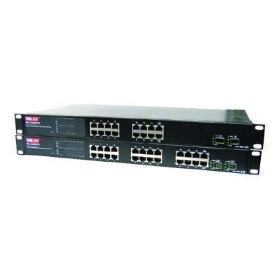 MiLAN MIL-S24T2GPA - switch - 24 ports - desktop