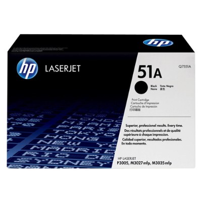 LaserJet Q7551A Black Print Cartridge