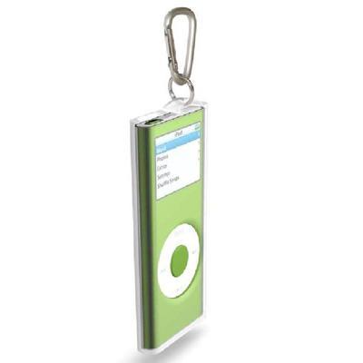 Acrylic Case for iPod nano w/ Carabiner Clip - case for digital player