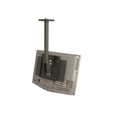 MCS-V - Mounting kit ( extension column  ceiling mount  adapter plate ) for flat panel - black - screen size: 26 - 40 - ceiling mountable