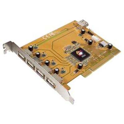 SIIG JU P50212 S5 USB 2.0 5 Port PCI USB adapter PCI USB USB 2.0 5 ports