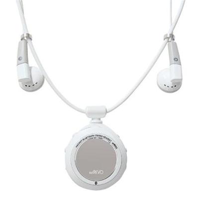 wiREVO Bluetooth Stereo Headset with iPod Dongle - White