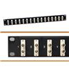 16 Port 1U Rackmount ST/SC Fiber Optic Patch Panel