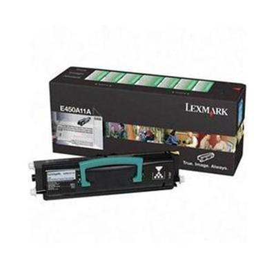 Lexmark E450A11A Black original toner cartridge LCCP LRP for E450dn 450dtn