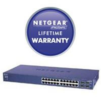 ProSafe GS724TS 24 Port Gigabit Stackable Smart Switch - switch - 24 ports - managed - desktop