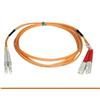 76M/250ft. Multimode Duplex Fiber Optic Patch Cable