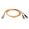15M/50ft. Duplex Multimode Cable LC/ST 62.5/125 Fiber Optic