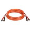 30M/100ft. ST/ST 62.5/125 Duplex Multimode Fiber Optic Patch Cable