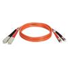 2M/6ft-7ft. SC/ST 50/125 Duplex Multimode Fiber Optic Patch Cable