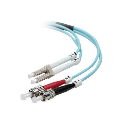 Belkin F2F402L0-01M-G 10 Gig Aqua - Patch cable - LC multi-mode (M) to ST multi-mode (M) - 3.3 ft - fiber optic - 50 / 125 micron - aqua - B2B Belkin F2F402L0-01M-G 10 Gig Aqua - Patch cable - LC multi-mode (M) to ST multi-mode (M) - 3.3 ft - fiber optic - 50 / 125 micron - aqua - B2B