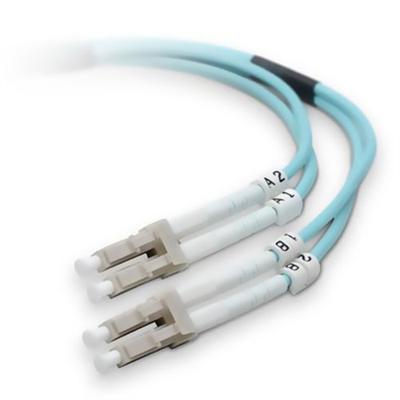 Belkin F2F402LL-02M-G 10 Gig Aqua - Patch cable - LC multi-mode (M) to LC multi-mode (M) - 6.6 ft - fiber optic - 50 / 125 micron - OM3 - aqua - B2B Belkin F2F402LL-02M-G 10 Gig Aqua - Patch cable - LC multi-mode (M) to LC multi-mode (M) - 6.6 ft - fiber optic - 50 / 125 micron - OM3 - aqua - B2B
