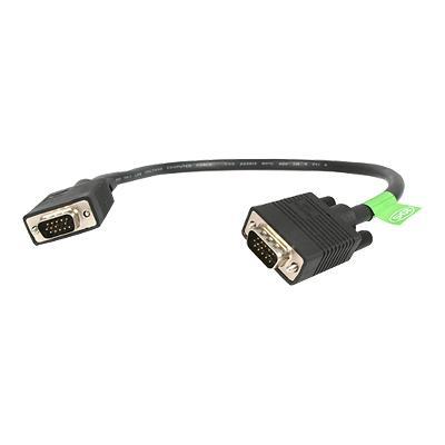 StarTech.com MXTMMHQ18IN 18in Coax High Resolution VGA Monitor Cable HD15 M M VGA cable HD 15 M to HD 15 M 1.5 ft molded black