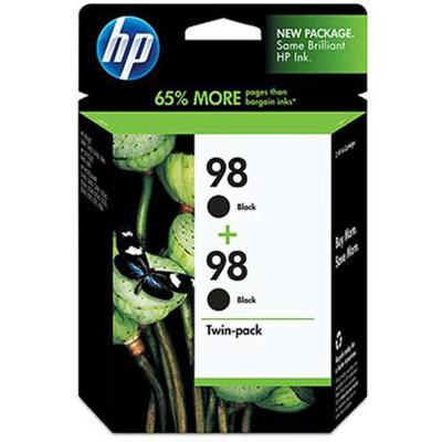 98 2-pack Black Inkjet Print Cartridges