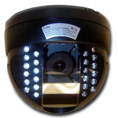 Indoor Dome CCD Color Camera with 30ft of Night Vision