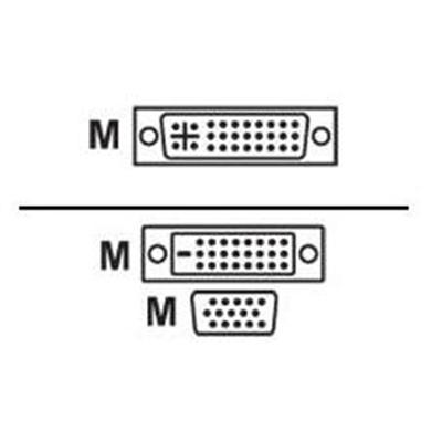Dell Wyse 920302-02l Wyse - Dvi Splitter - Dvi-i (m) - Hd-15  Dvi-d (m) - For  C00  C10  C30  C50  C90  D00  D50  D90  T10  T50  V00  V10  V30  V50  V90