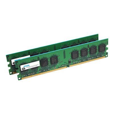 Edge Memory PE20793902 4GB (2X2GB) PC25300 ECC Registered DIMM 240-pin DDR2 Memory Kit Edge Memory PE20793902 4GB (2X2GB) PC25300 ECC Registered DIMM 240-pin DDR2 Memory Kit