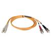 Fiber Optic  Duplex MMF Cable LC/ST 62.5/125 Fiber