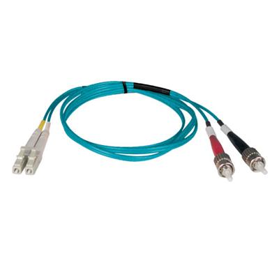 TrippLite N818-05M 5M (16-Feet) 10Gb Duplex MMF 50/125 OM3 LSZH Patch Cable (LC/ST) - Aqua TrippLite N818-05M 5M (16-Feet) 10Gb Duplex MMF 50/125 OM3 LSZH Patch Cable (LC/ST) - Aqua