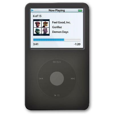 ezSkin 5G for iPod Video 30GB - Onyx Black