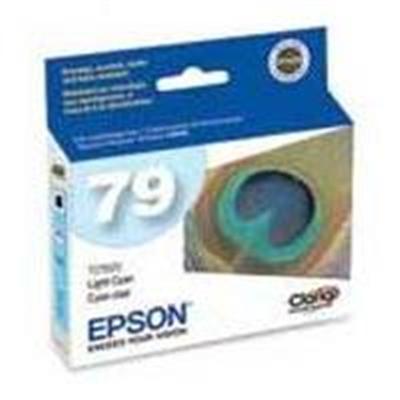 Epson T079520 79 High Capacity light cyan original ink cartridge for Artisan 1430 Stylus Photo 1500 PX650 PX660 PX710 PX720 PX730 PX810 PX820