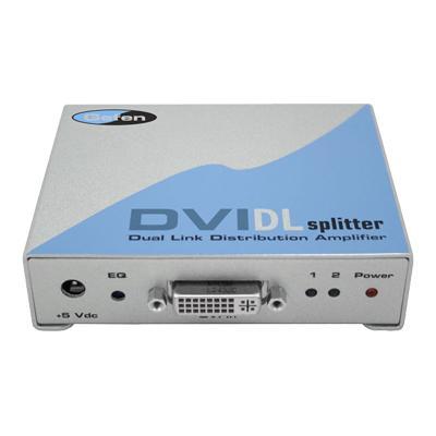 1x2 DVI DL Splitter - video splitter - 2 ports - desktop