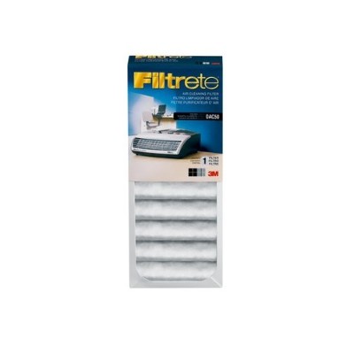3m Oac50rf Office Air Cleaner With Filtrete Air Cleaning Filter  Oac50 With Oac50rf - Black And Gray  White