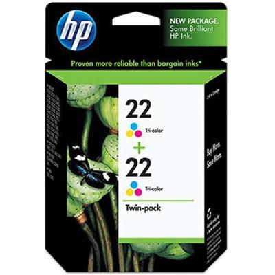 22 2-pack Tri-color Inkjet Print Cartridges