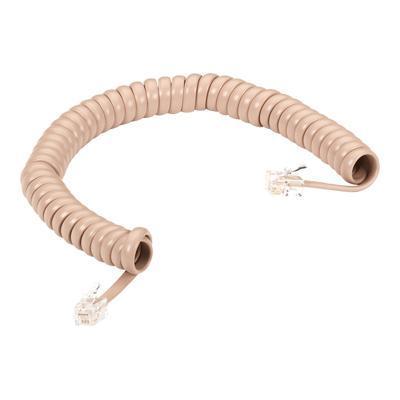 Modular Coiled Handset Cord handset cable - 25 ft