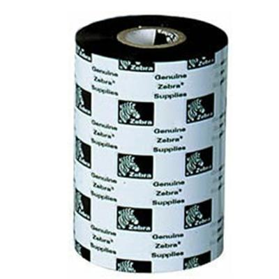 Zebra Tech 02000BK06045 2000 Wax 1 black 2.4 in x 1480 ft print ink ribbon refill thermal transfer pack of 24 for R 140 R4Mplus S4M PAX 110 X