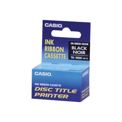Casio TR18BK TR 18BK 1 black print ribbon