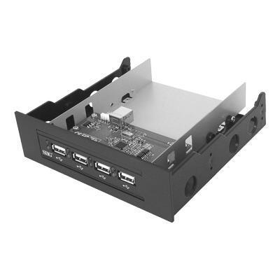 USB 2.0 4-Port Bay Hub - hub - 4 ports