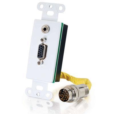 RapidRun Break-Away - wall plate - VGA / audio
