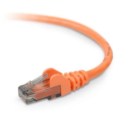 Belkin A3L980 14 ORG S High Performance Patch cable RJ 45 M to RJ 45 M 14 ft UTP CAT 6 molded snagless orange for Omniview SMB 1x16 SMB 1x