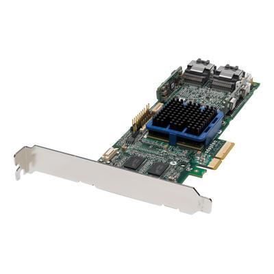 RAID 3805 - Storage controller (RAID) - 8 Channel - SATA-300 / SAS low profile - 300 MBps - RAID 0 1 5 6 10 50 1E 5EE 60 - PCI Express x4