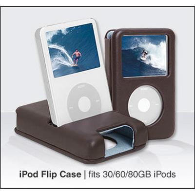 Flip Case for 30GB iPod video - Brown