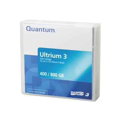 Quantum MR-L3MQN-BC LTO Ultrium 3 - 400 GB / 800 GB - bar code labeled - blue Quantum MR-L3MQN-BC LTO Ultrium 3 - 400 GB / 800 GB - bar code labeled - blue