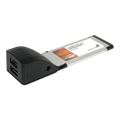 2 Port ExpressCard Laptop USB 2.0 Adapter Card - USB adapter - 2 ports