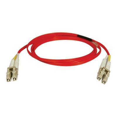 TrippLite N320 01M RD 1M Duplex Multimode 62.5 125 Fiber Optic Patch Cable LC LC Red 3 3ft 1 Meter Patch cable LC multi mode M to LC multi mode M 3.3