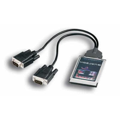 DSPR-100 with attached ruggedized cable - serial adapter - 2 ports
